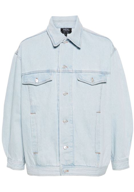 Giacca denim Elvis in blu di A.P.C. - uomo