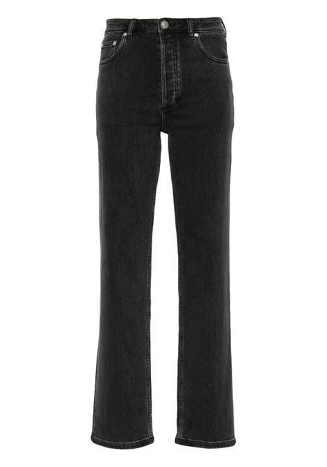 Jeans dritti Jean Naomi a vita alta in nero di A.P.C. - donna