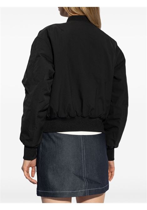 Bomber con colletto rotondo in nero di A.P.C. - donna A.P.C. | PSAIYF02843LZA