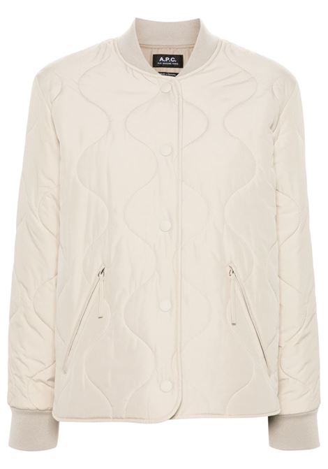 Biege Camila padded jacket A.P.C. - women