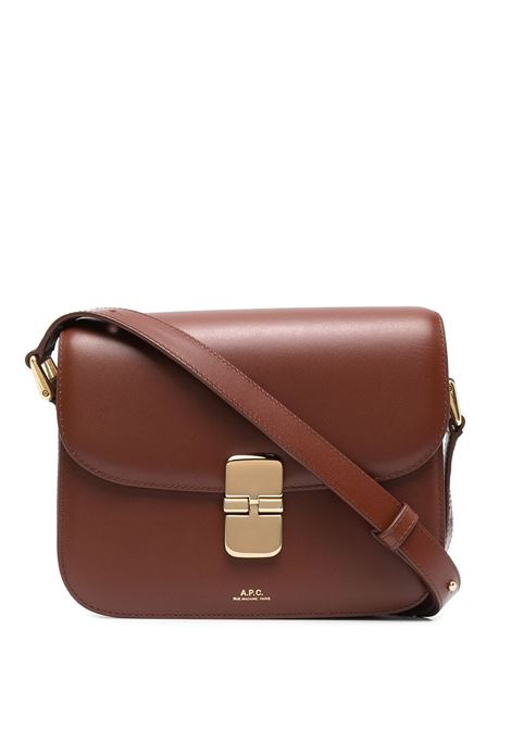 Borsa a spalla Grace A.P.C in marrone - donna A.P.C. | PXBMWF61413CAD