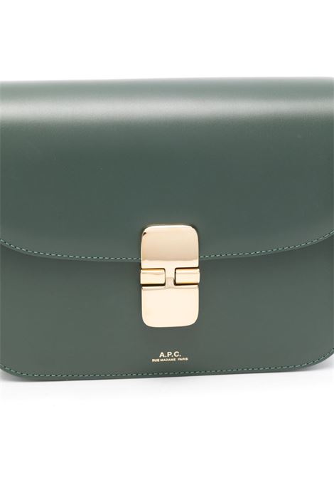 Borsa a spalla Grace piccola in verde A.P.C. - donna A.P.C. | PXBMWF61413KAF