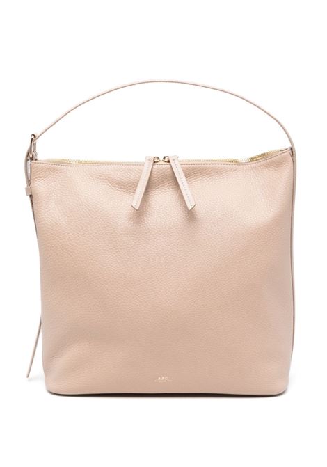 Borsa a spalla vera in beige A.P.C. - donna A.P.C. | PXBVSF61902BAO