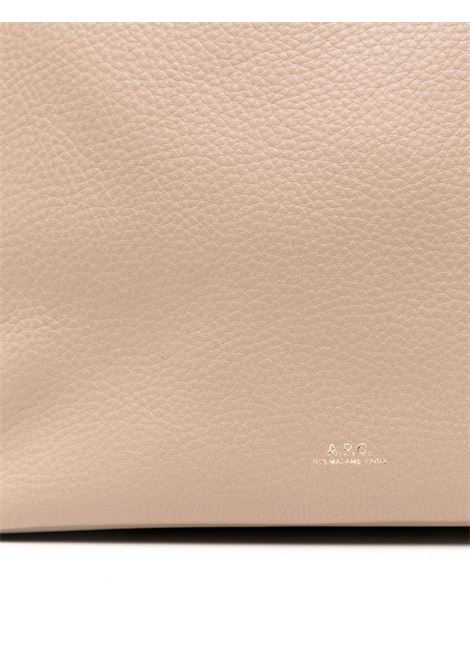 Borsa a spalla vera in beige A.P.C. - donna A.P.C. | PXBVSF61902BAO