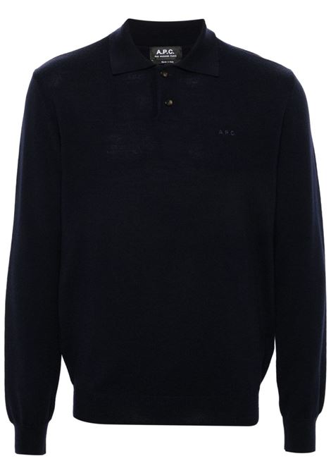 Blue Jacob polo shirt A.P.C. - men