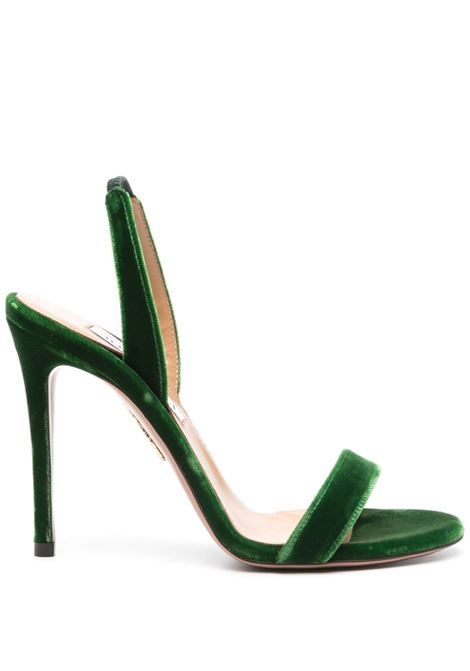 Green 115mm So Nude slingback sandals Aquazzura - women AQUAZZURA | SNUHIGS0VELMCH