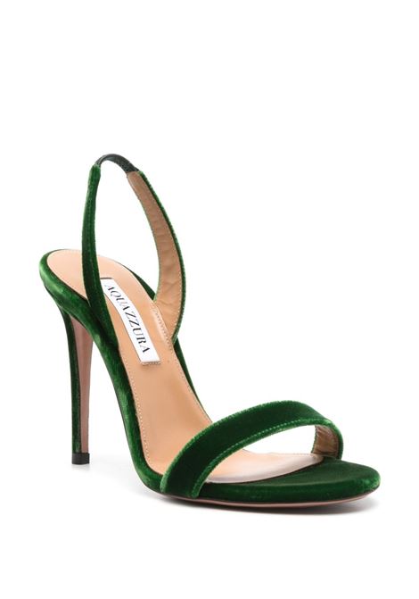 Green 115mm So Nude slingback sandals Aquazzura - women AQUAZZURA | SNUHIGS0VELMCH