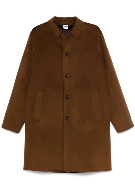 Brown New Virtuoso coat Aspesi - men