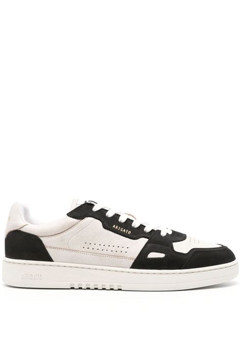 Beige and black dice lo low-top sneakers - men