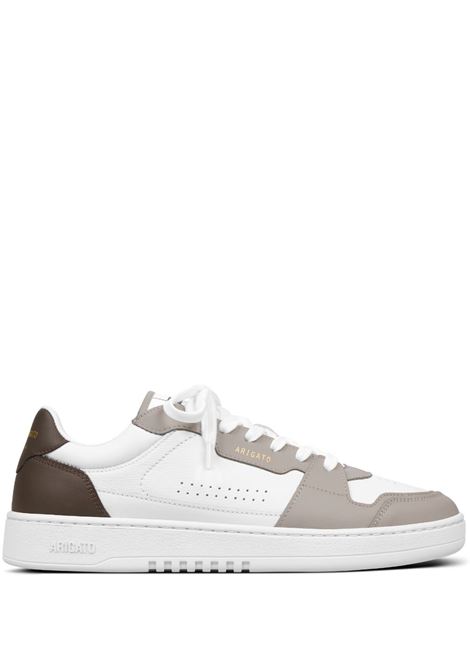 Beige and white Dice Lo Sneakers Axer Arigato - men