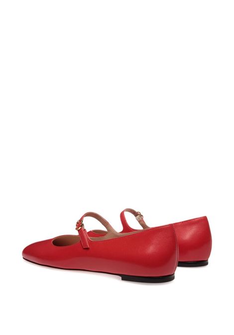 Balllerine con cinturino in rosso di Bally- donna BALLY | WA050TVT737U3A6