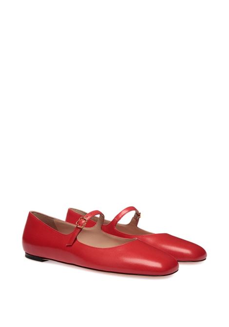 Balllerine con cinturino in rosso di Bally- donna BALLY | WA050TVT737U3A6