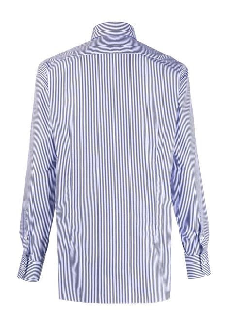 Blue and white candy-stripe long-sleeve shirt Beard- men BARBA | I1U13P01PZ0138U0001