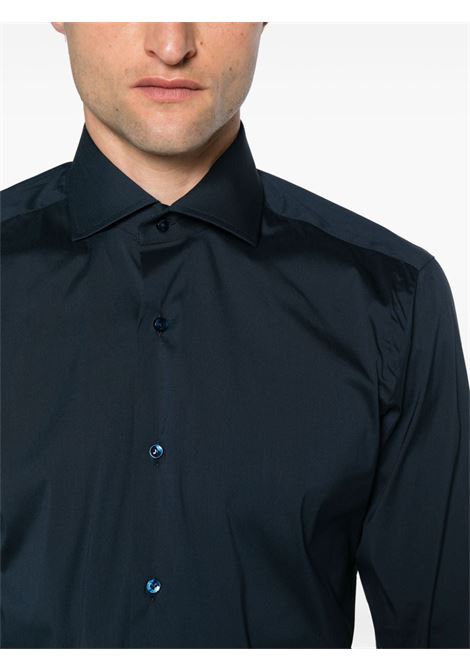 Camicia con collo classico in blu Barba- uomo BARBA | I1U13P01PZ2710U0001