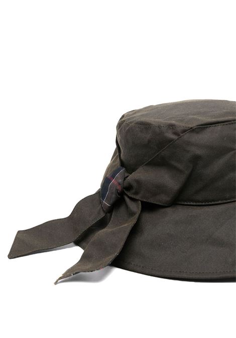 Cappello bucket con nodo in verde - BARBOUR unisex BARBOUR | LHA0394OL71