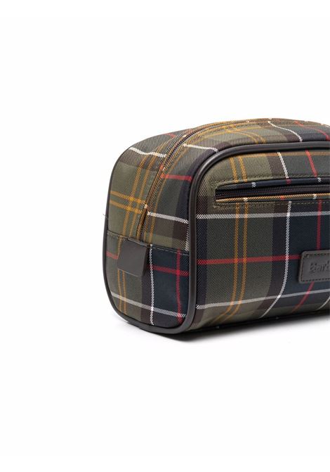 Multicoloured checked wash bag - BARBOUR men BARBOUR | MAC0396TN11