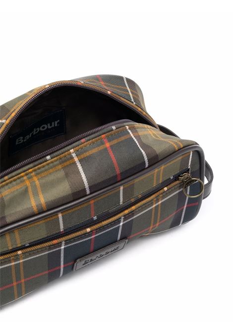 Multicoloured checked wash bag - BARBOUR men BARBOUR | MAC0396TN11