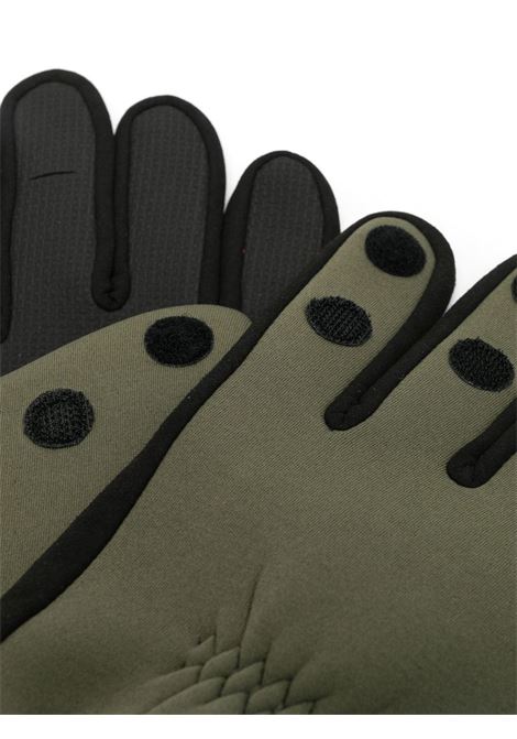 Green logo printed gloves - men BARBOUR | MGL0003GN11