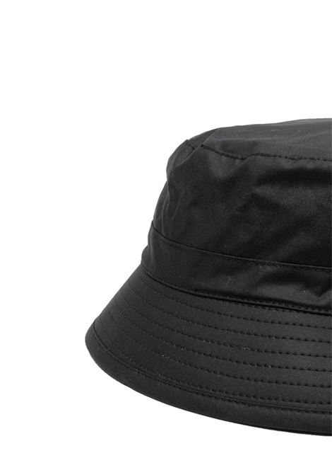 Black logo-patch bucket hat - men BARBOUR | MHA0001BK91