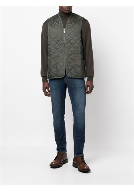 Green quilted zip-up gilet - men BARBOUR | MLI0001GN91