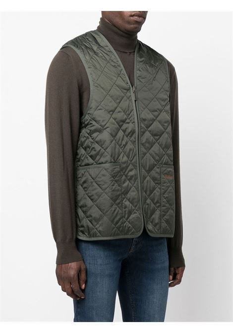 Green quilted zip-up gilet - men BARBOUR | MLI0001GN91