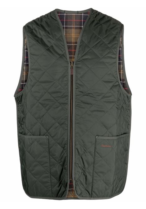 Green quilted reversible gilet -BARBOUR men BARBOUR | MLI0001GN92