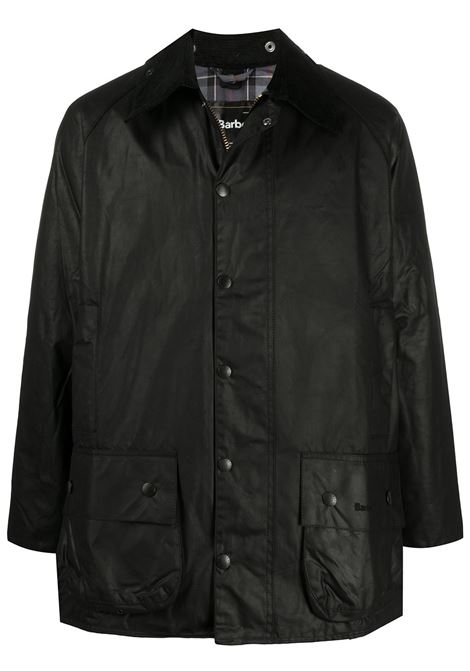 Black Beaufort waxed jacket Barbour - men