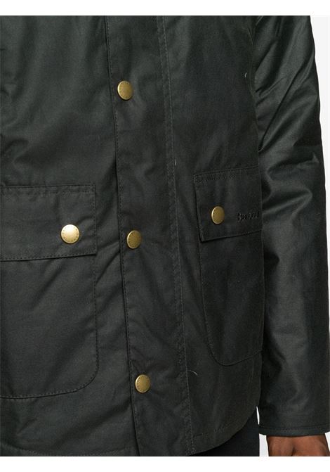 Green Reelin wax-coated jacket- men BARBOUR | MWX1106SG51