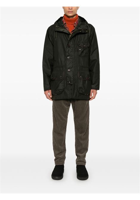 Parka cerato in verde Barbour - uomo BARBOUR | MWX2349OL52