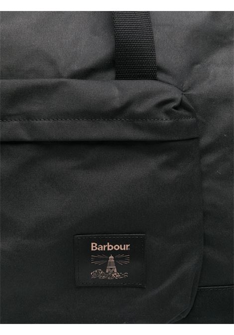 Borsa tote field con tasca applicata in nero Barbour - uomo BARBOUR | UBA0715BK31