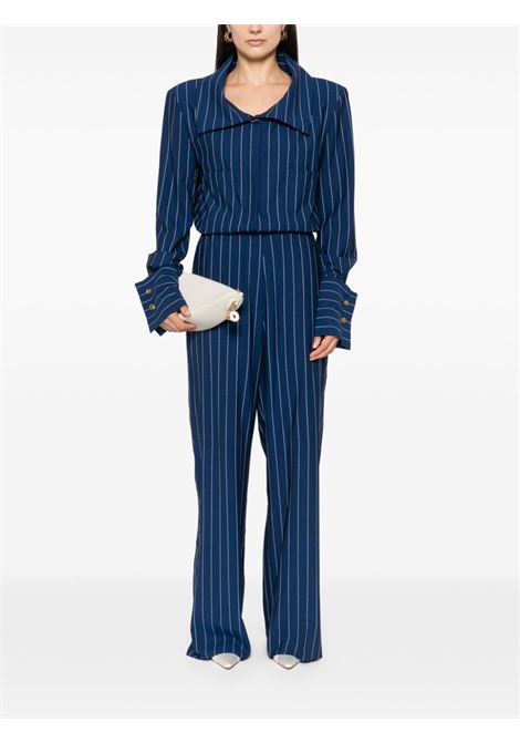 Navy blue striped jumpsuit Batakovic - women BATAKOVIC | W25BFTDBL