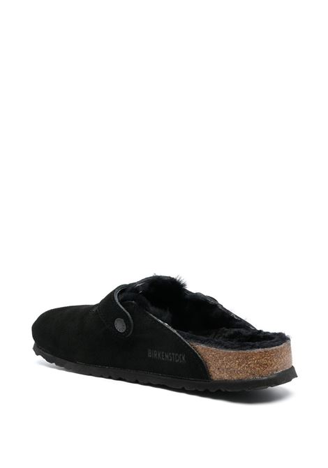 Black boston shearling mules Birkenstock - women BIRKENSTOCK | 259883BLK