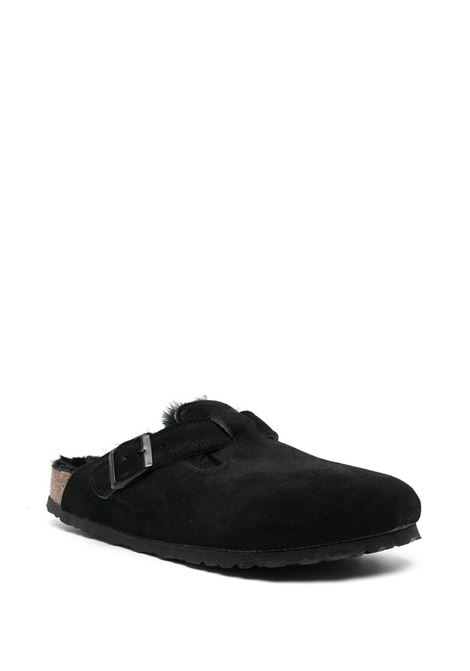 Black boston shearling mules Birkenstock - women BIRKENSTOCK | 259883BLK