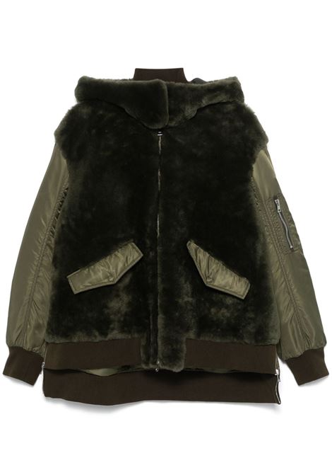 Giacca In Shearling in verde Blancha - donna