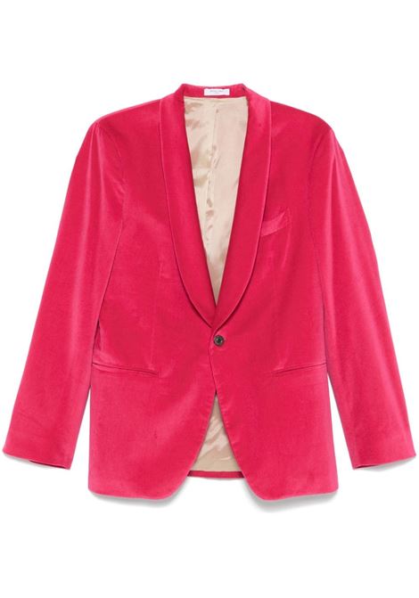 Pink velvet blazer Boglioli - men BOGLIOLI | Blazers | Y2702AFB40330940