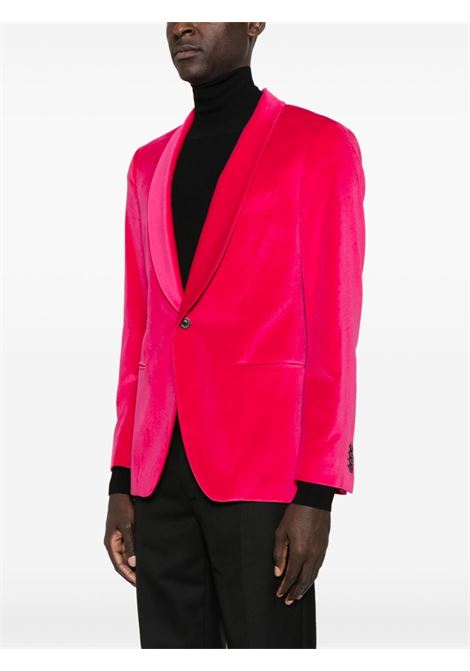 Blazer in velluto in fuxia Boglioli - uomo BOGLIOLI | Y2702AFB40330940