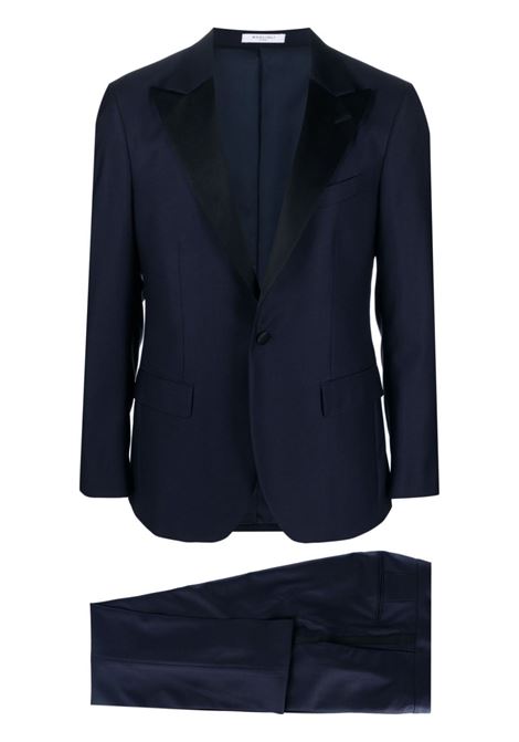 Blue navy and black peak-lapels single-breasted suit Boglioli - men BOGLIOLI | Suits | Y79T2ASA00010790