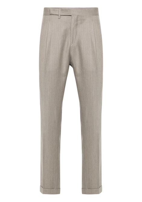 Grey quartieris straight-leg trousers Briglia 1949 - men BRIGLIA 1949 | Trousers | QUARTIERIS42412300023