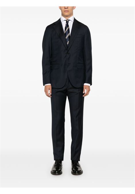 Blue single-breasted suit Caruso - men CARUSO | ASM1JM202FPE0Y160110