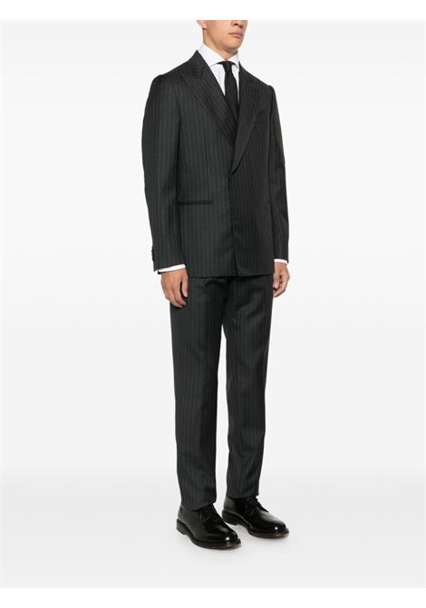 Grey double-breasted suit Caruso - men CARUSO | LN1JB211FPE0B010220