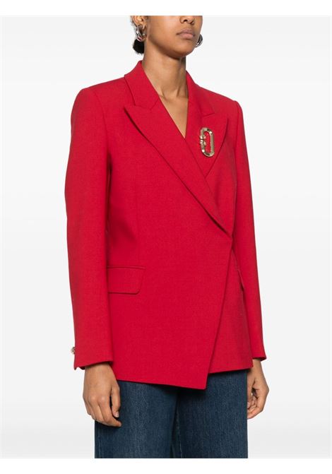 Red asymmetric double-breasted blazer Casablanca - women CASABLANCA | WF24JK30701RD