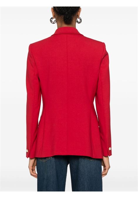 Red asymmetric double-breasted blazer Casablanca - women CASABLANCA | WF24JK30701RD