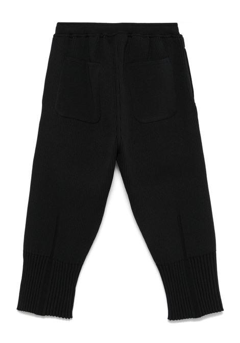 Black fluted tapered trousers Cfcl - men CFCL | CF008KF1032