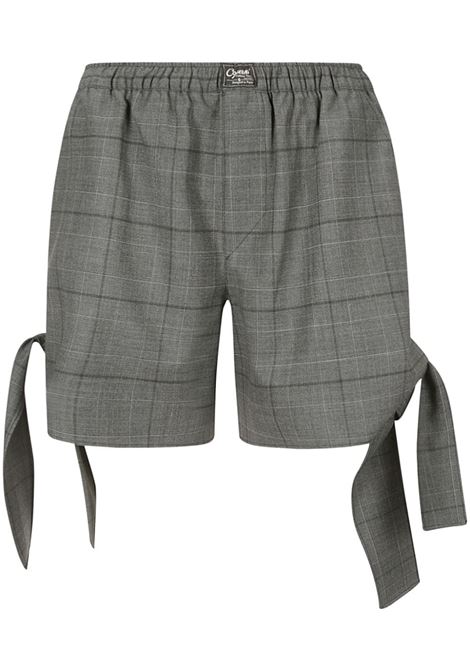 Shorts a quadri in grigio Coperni - donna