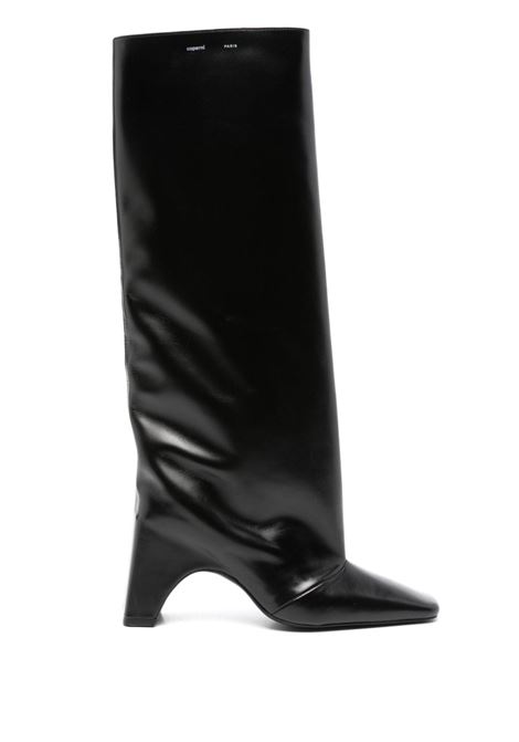 Black Bridge 90mm leather boots Coperni - women