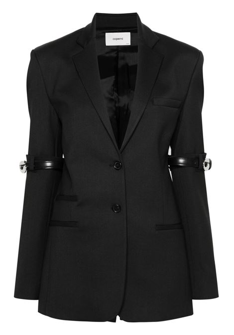 Black Hybrid tailored blazer Coperni - women