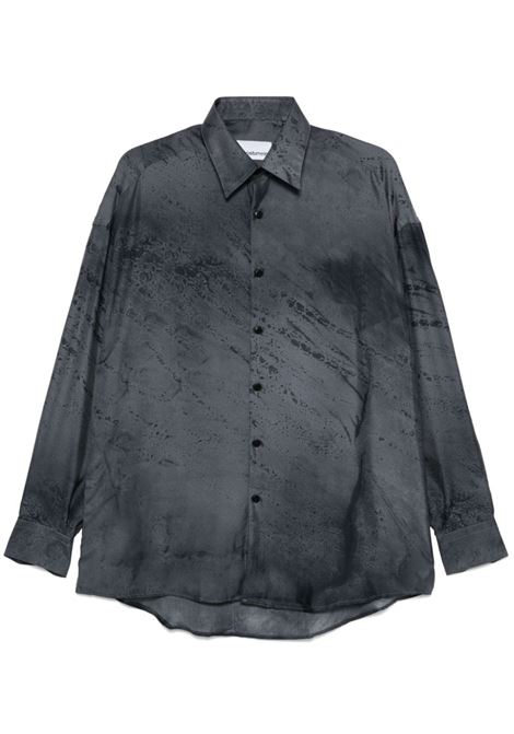 Camicia con stampa astratta in grigio Costumein - uomo COSTUMEIN | Camicie | X66103