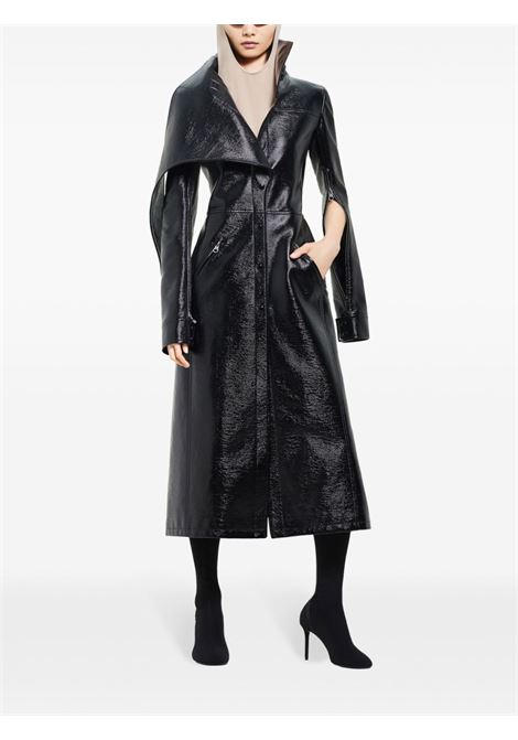 Trench in vinile nero Courrèges - donna COURRÈGES | 424CMA173VY00149999