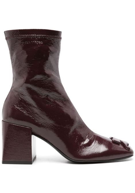 Bordeaux 70mm boots Courrèges - women