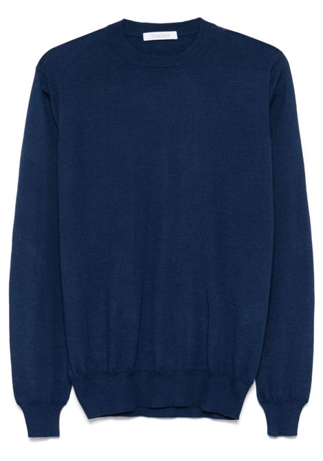 Maglione in maglia fine in blu Cruciani - uomo CRUCIANI | UC4211110A21GC010020